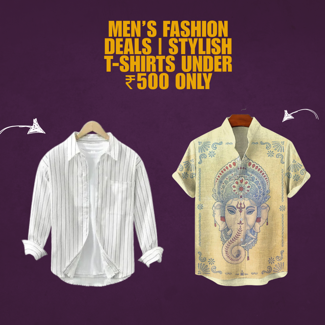 T Shirts Under 500 For Men